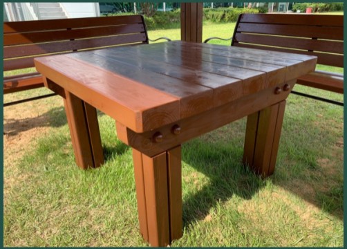 목재 사각 테이블